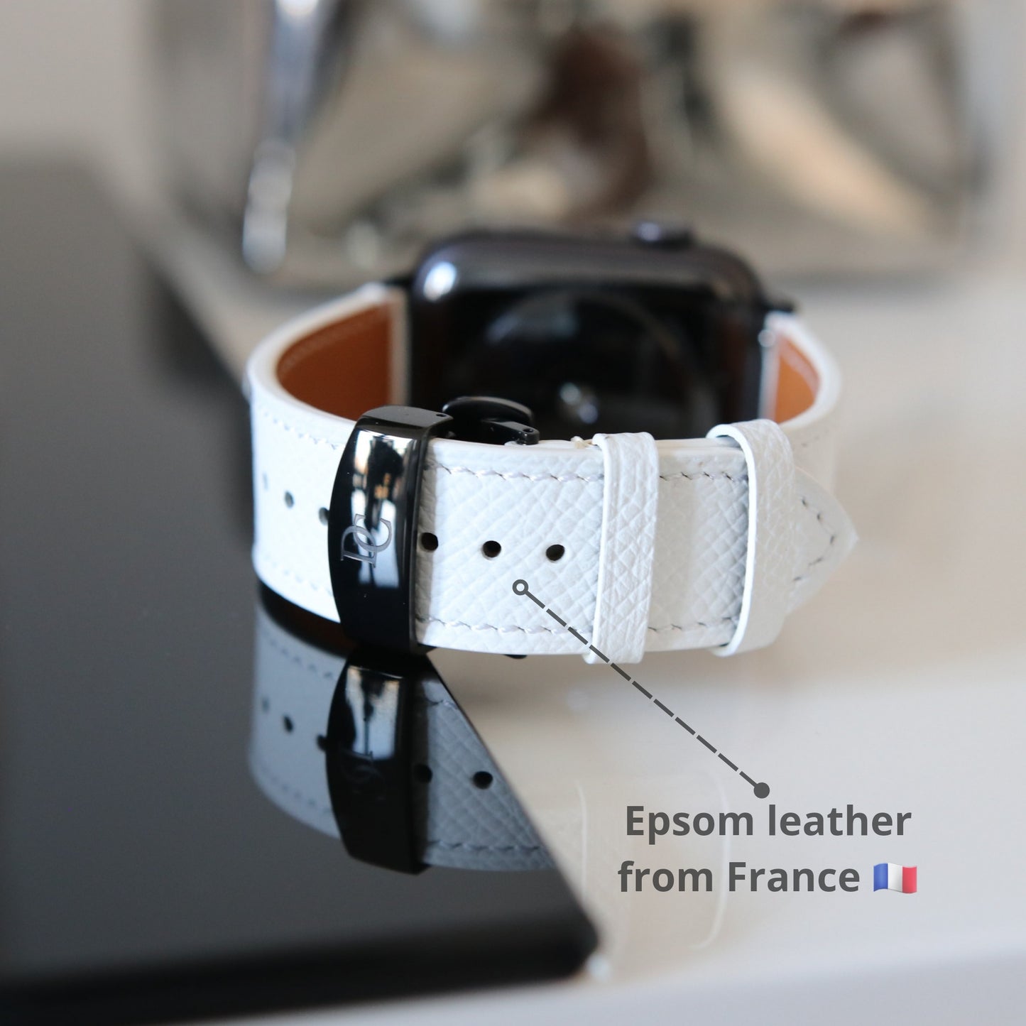 Apple Watch Band - Artic Edition - French Epsom leather
