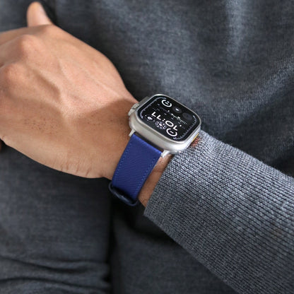 Apple Watch Band - Royal Blue Edition - French Epsom leather