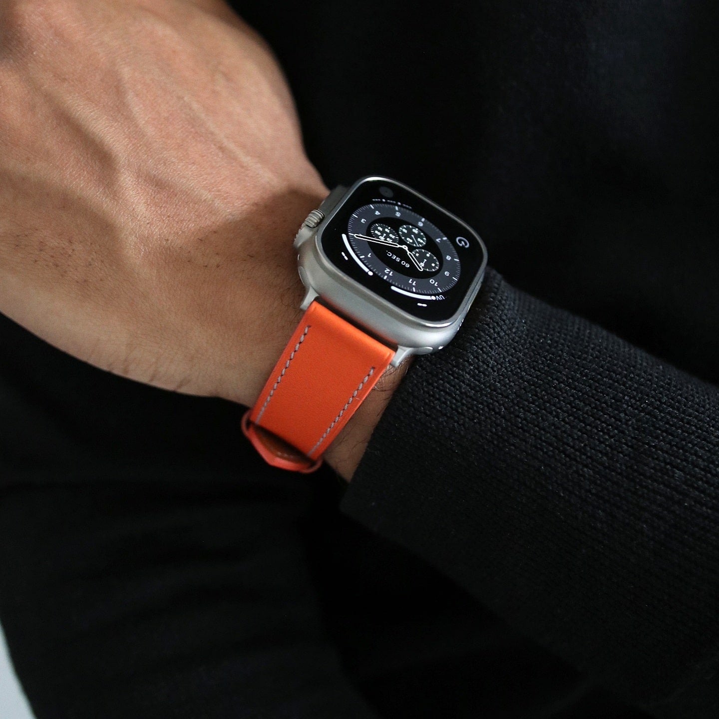 Apple Watch Band - Lava Edition - French swift leather
