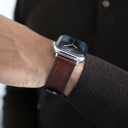 Apple Watch Band - Ombre Brun Edition - Italian Martino Leather