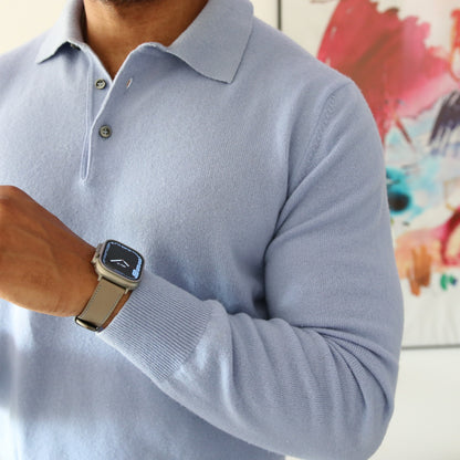 Apple Watch Band - Terre Bleue Edition - French swift leather