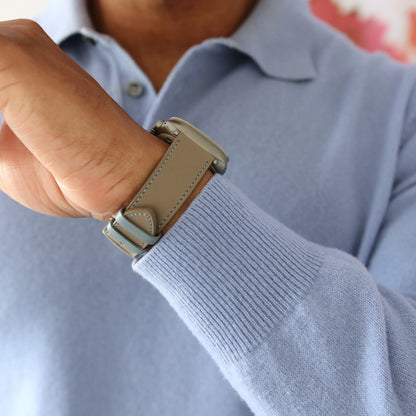 Apple Watch Band - Terre Bleue Edition - French swift leather