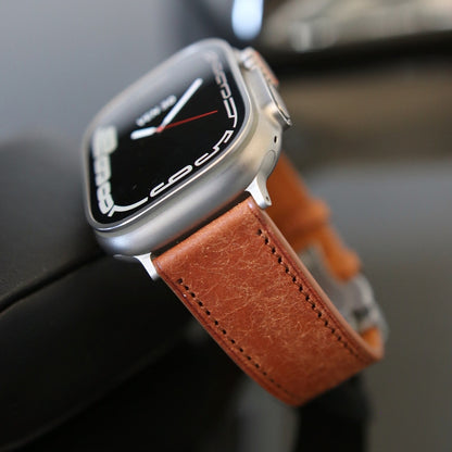 Apple Watch Band - Marron Doré Edition - Italian Martino Leather