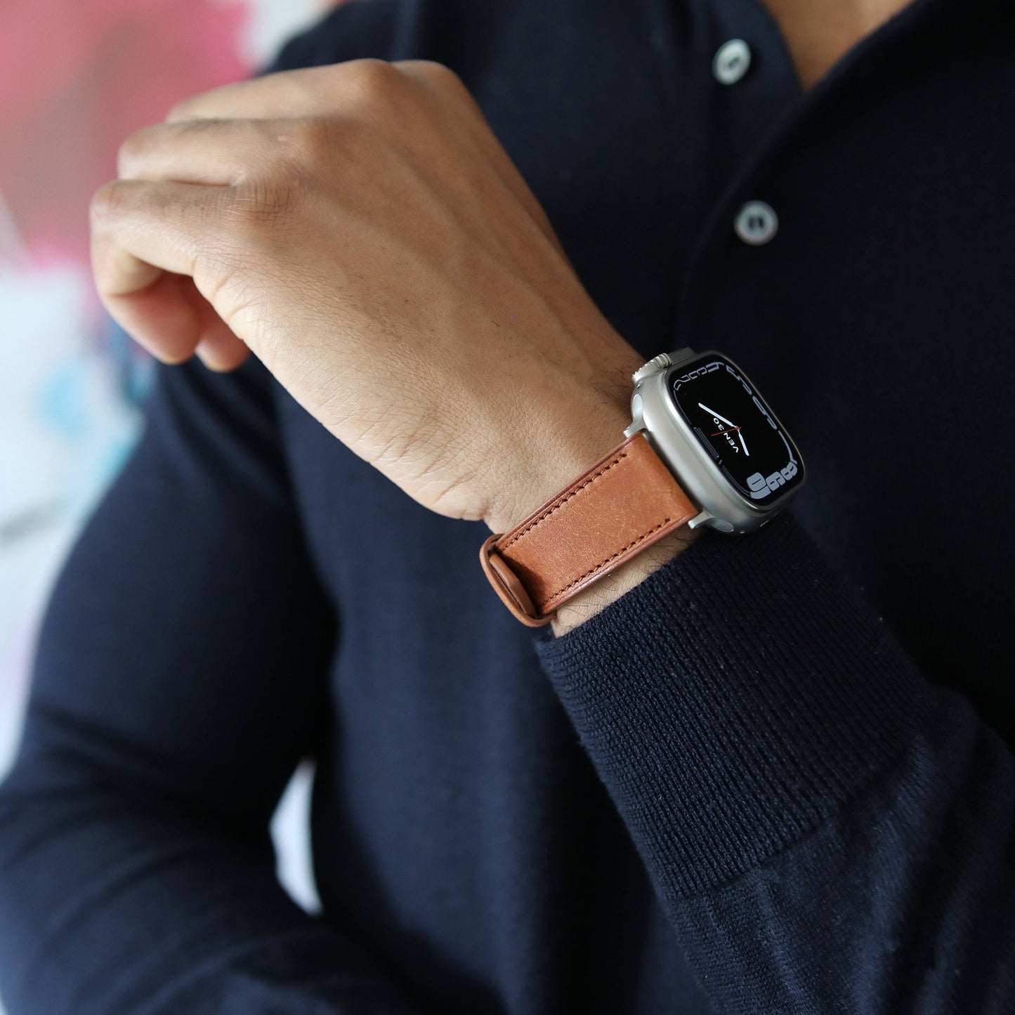 Apple Watch Band - Marron Doré Edition - Italian Martino Leather