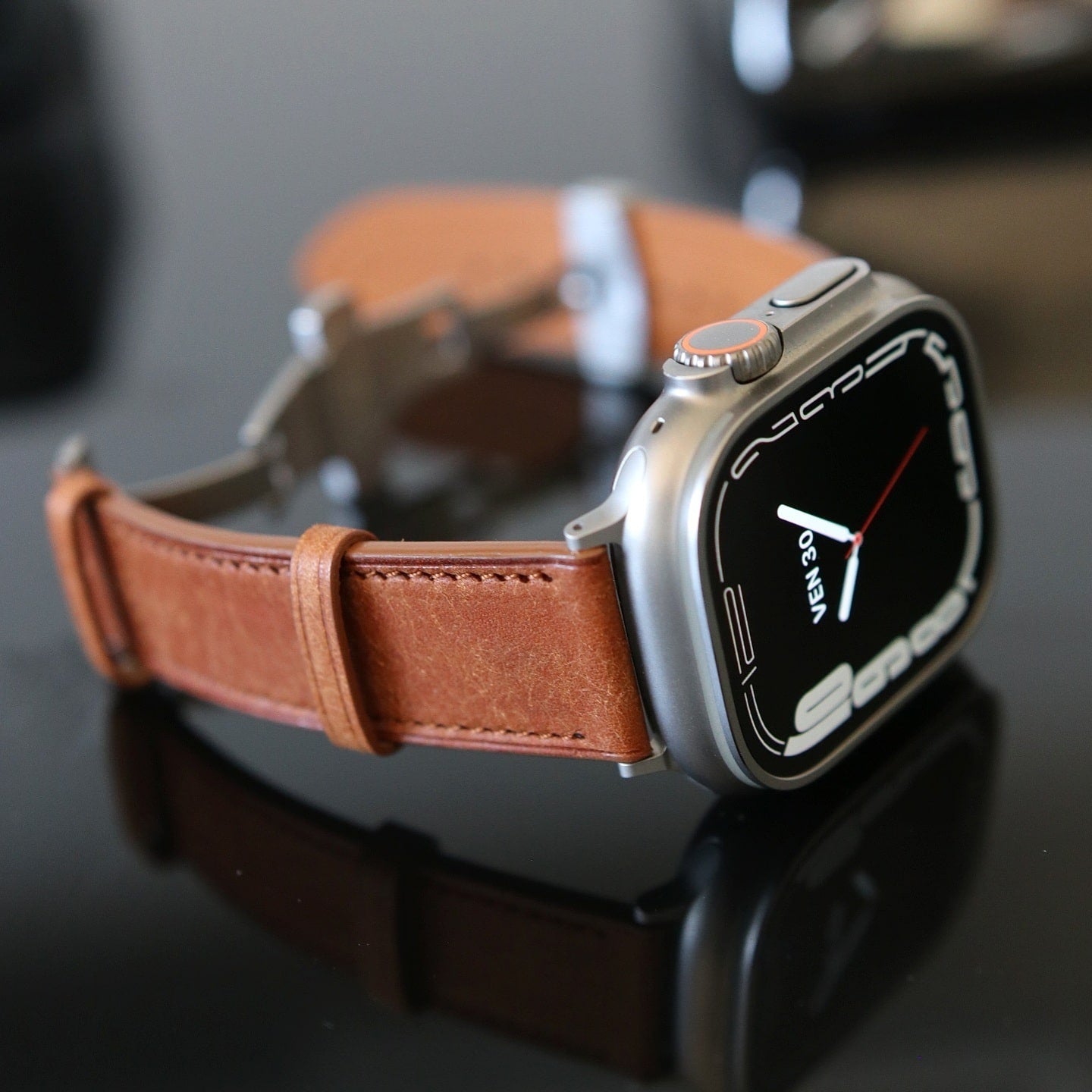 Apple Watch Band - Marron Doré Edition - Italian Martino Leather