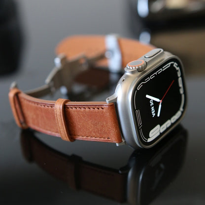 Apple Watch Band - Marron Doré Edition - Italian Martino Leather
