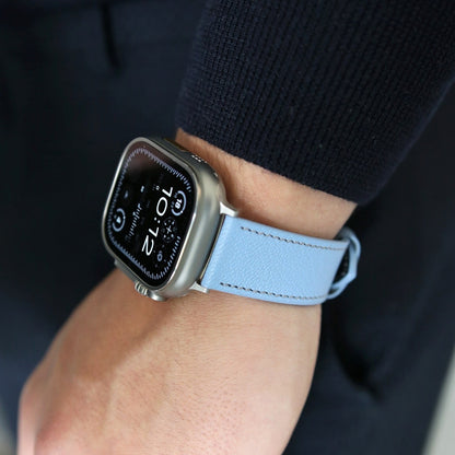 Apple watch band - Aqua Vista Edition - French Chèvre leather