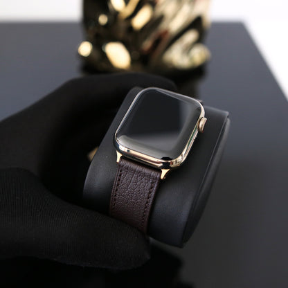 Apple Watch Band - Brun Intense Edition - French Chèvre leather