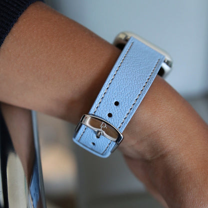 Apple Watch Band - Aqua Vista Edition - French Chèvre leather