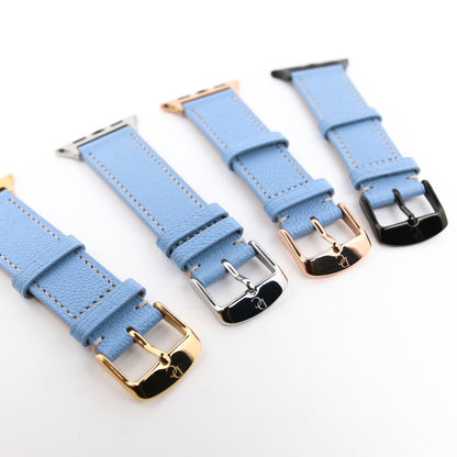 Apple Watch Band - Aqua Vista Edition - French Chèvre leather