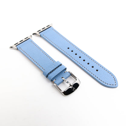 Apple Watch Band - Aqua Vista Edition - French Chèvre leather