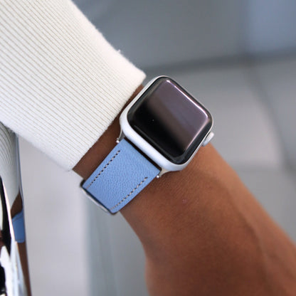 Apple Watch Band - Aqua Vista Edition - French Chèvre leather