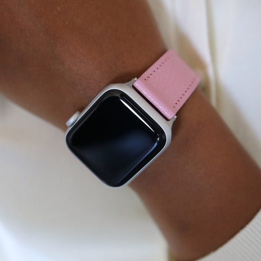 Apple Watch Band - Rose Luxe Edition - French Chèvre leather