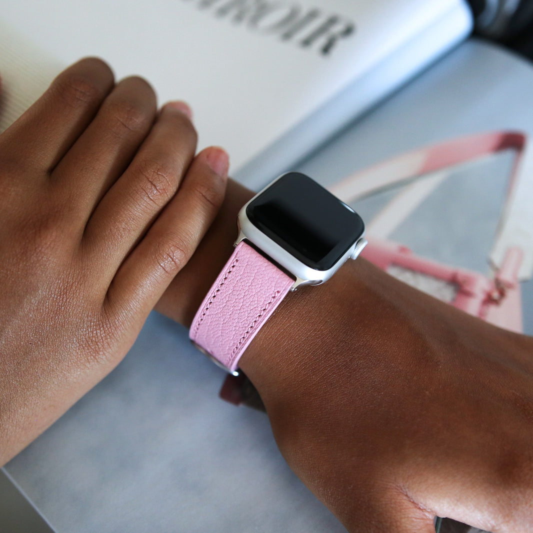 Apple Watch Band - Rose Luxe Edition - French Chèvre leather