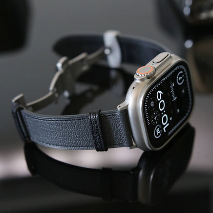 Apple watch band - Storm Edition - French Chèvre leather