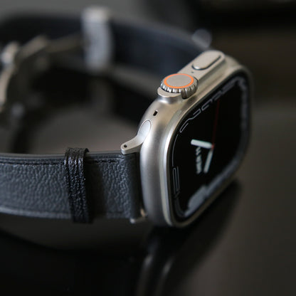 Apple watch band - Storm Edition - French Chèvre leather