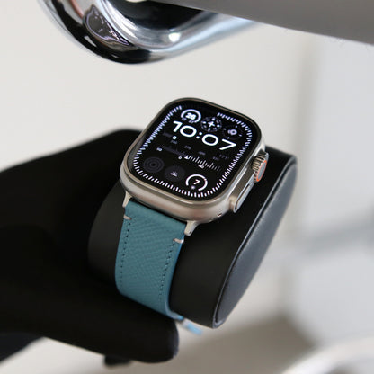 Apple Watch Band - Bleu Pastel Edition - French Epsom leather