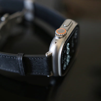 Apple Watch Band - Noir Heritage Edition - Italian Martino Leather