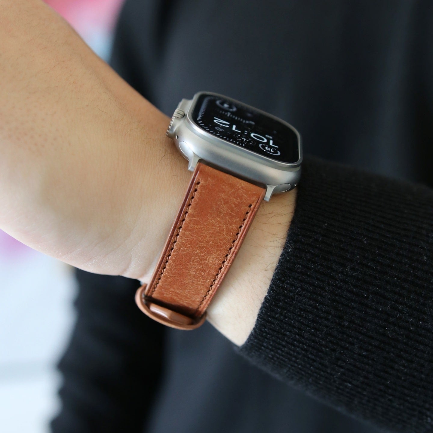Apple Watch Band - Marron Doré Edition - Italian Martino Leather