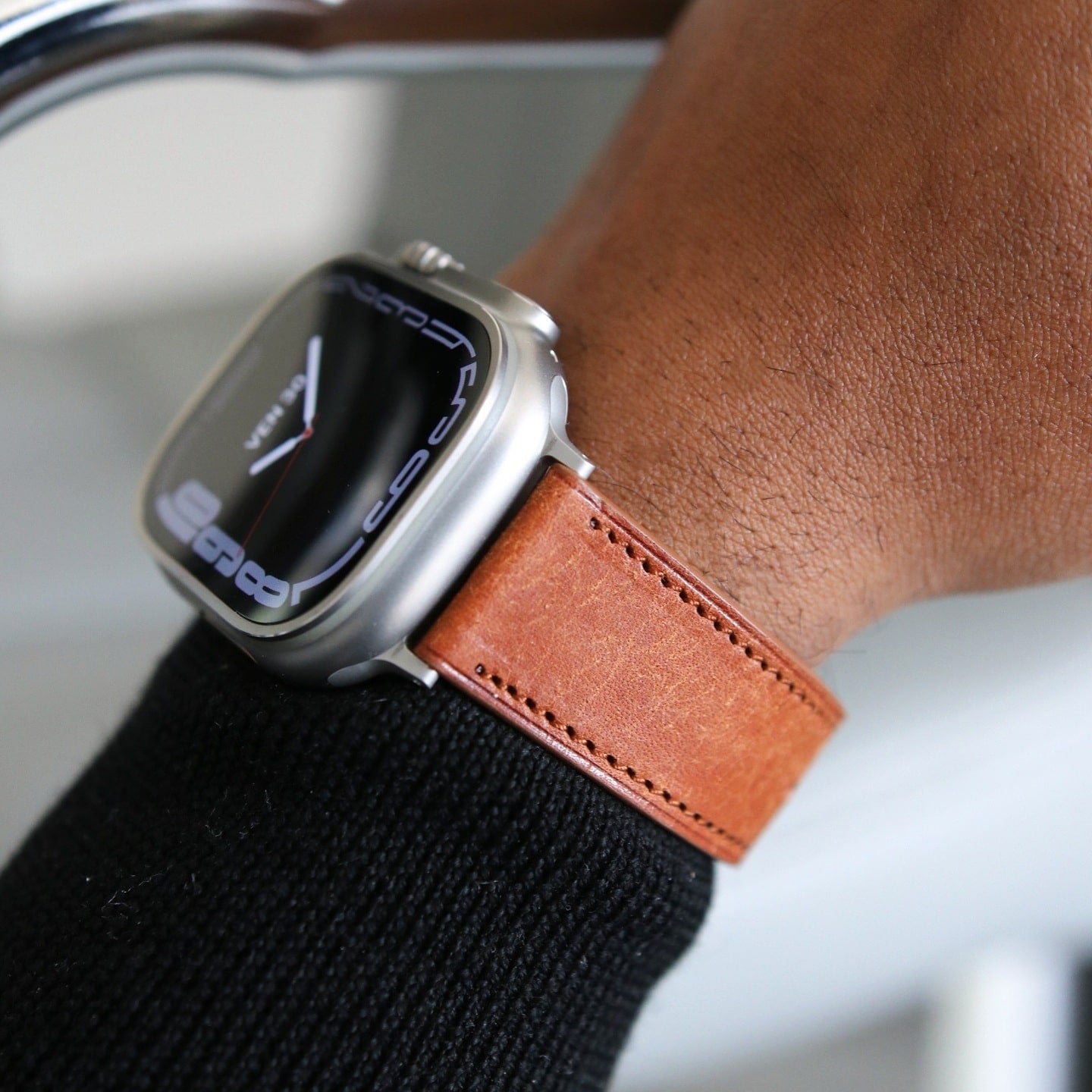 Apple Watch Band - Marron Doré Edition - Italian Martino Leather