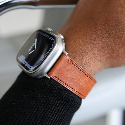Apple Watch Band - Marron Doré Edition - Italian Martino Leather