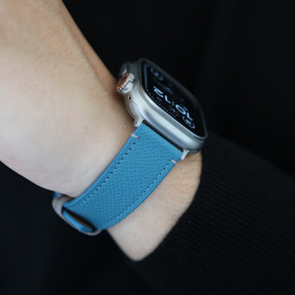 Apple Watch Band - Bleu Pastel Edition - French Epsom leather