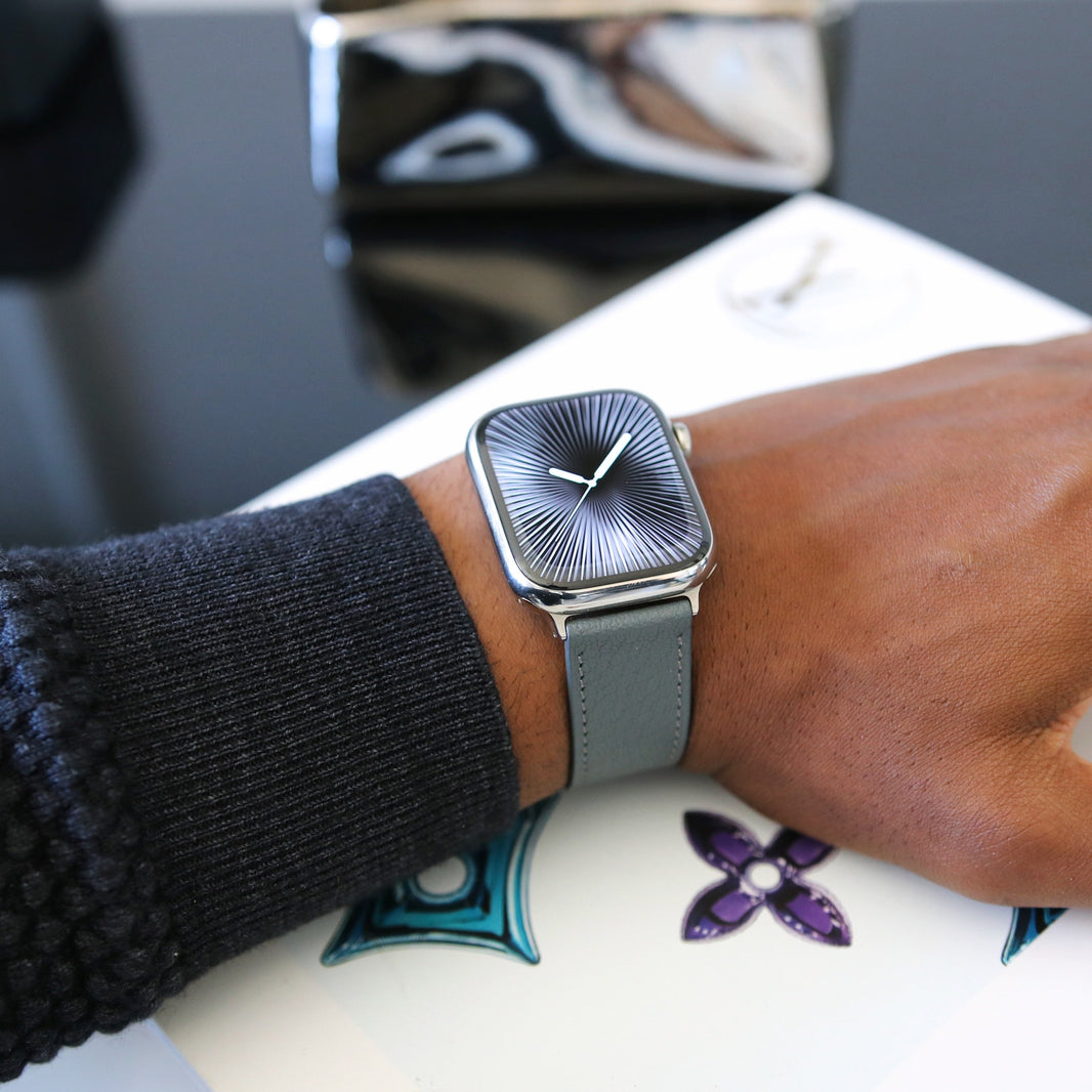 Luxury Apple watch band - Nuage Edition - French Chèvre leather