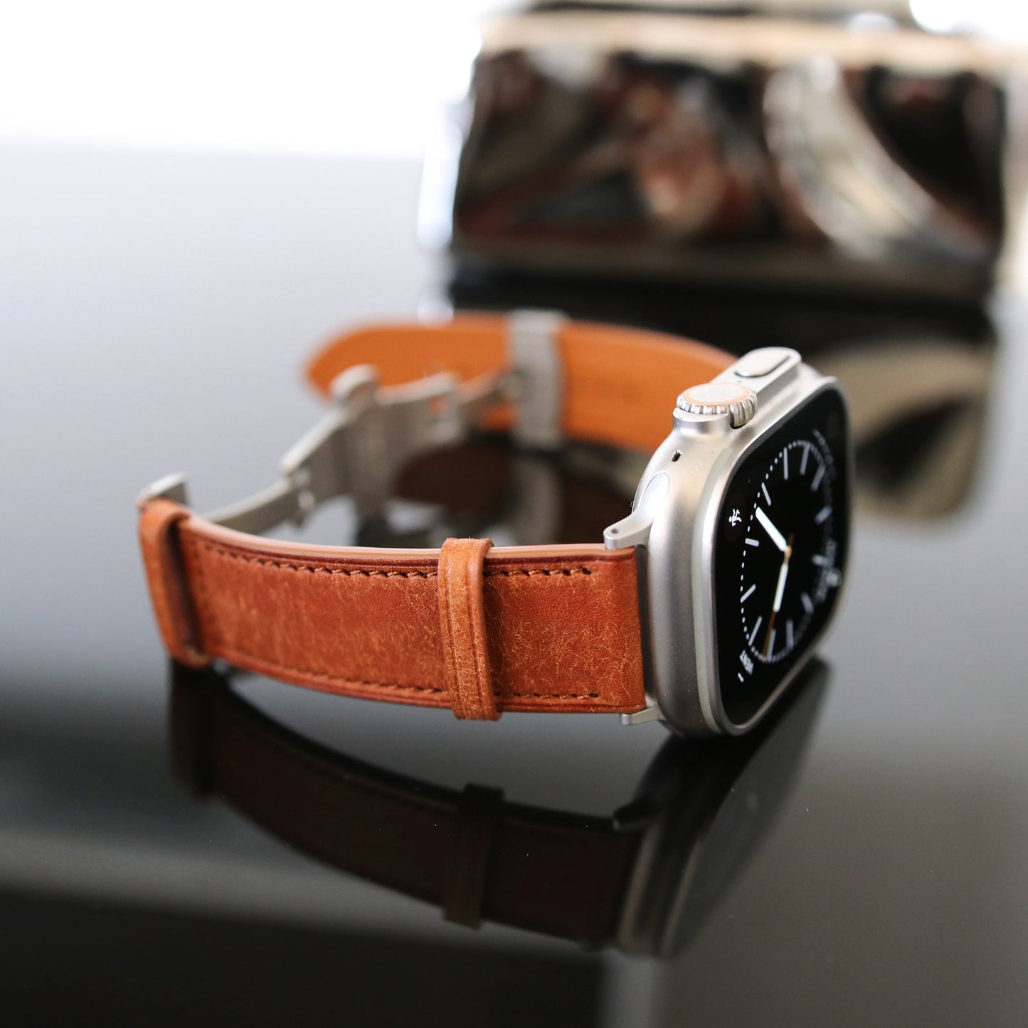 Apple Watch Band - Marron Doré Edition - Italian Martino Leather