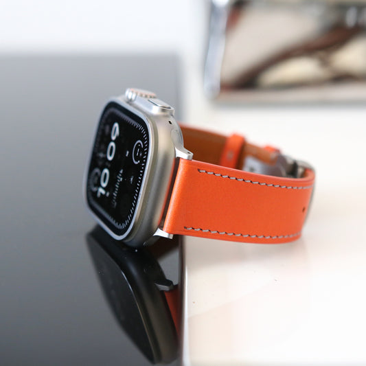 Apple Watch Band - Lava Edition - French swift leather