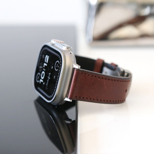 Apple Watch Band - Ombre Brun Edition - Italian Martino Leather