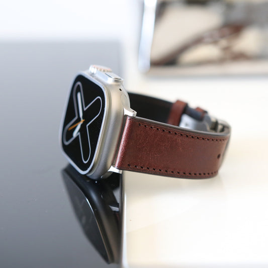 Apple Watch Band - Ombre Brun Edition - Italian Martino Leather