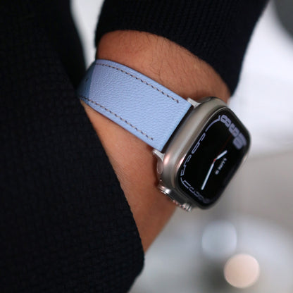 Apple Watch band - Aqua Vista Edition - French Chèvre leather