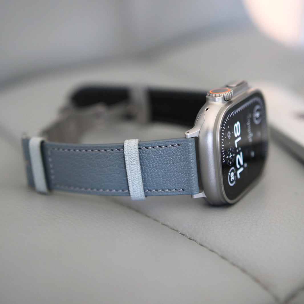 Luxury Apple watch band - Nuage Edition - French Chèvre leather