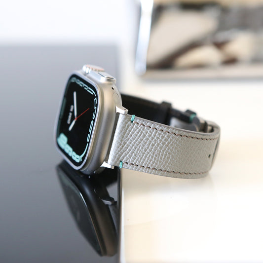 Apple watch band - Emerald Edition - French Epsom leather