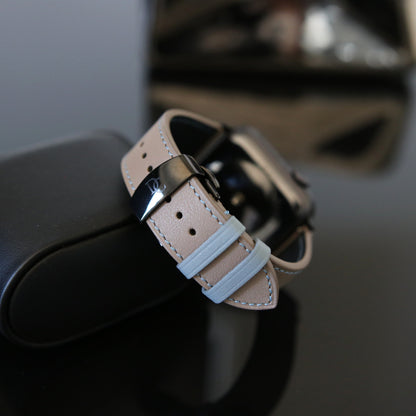 Apple Watch Band - Terre Bleue Edition - French swift leather