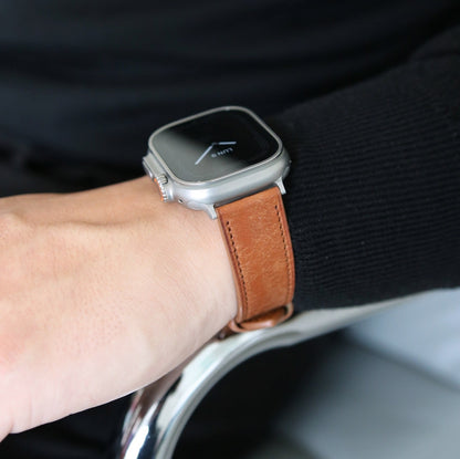 Apple Watch Band - Marron Doré Edition - Italian Martino Leather