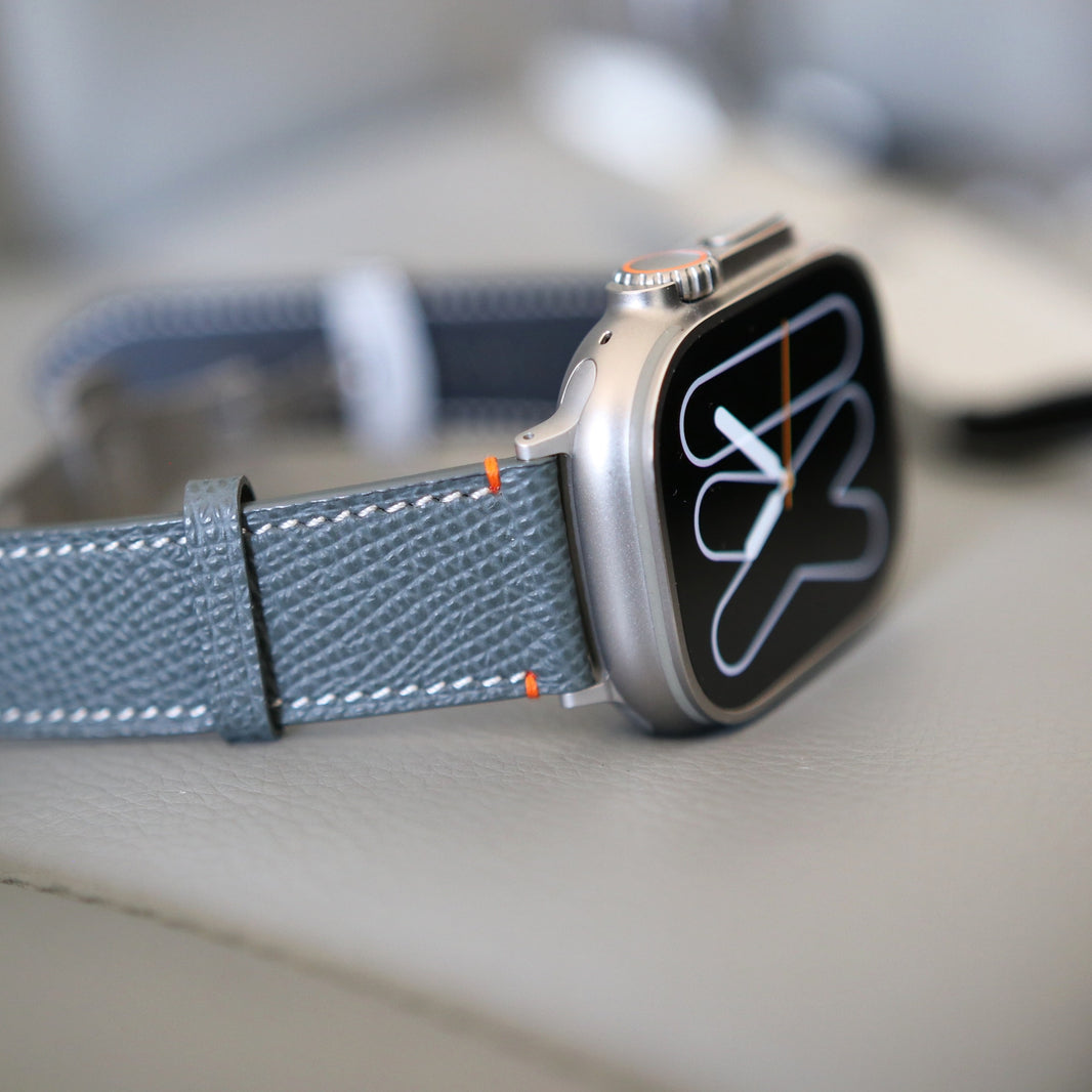 Apple Watch band - Gris Vert Ultra Edition - French Epsom leather