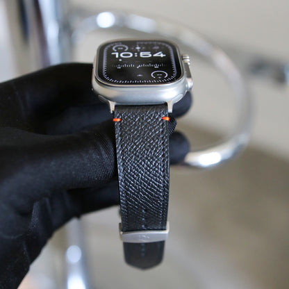 Apple Watch Band - Noir Ultra Edition - French Epsom leather