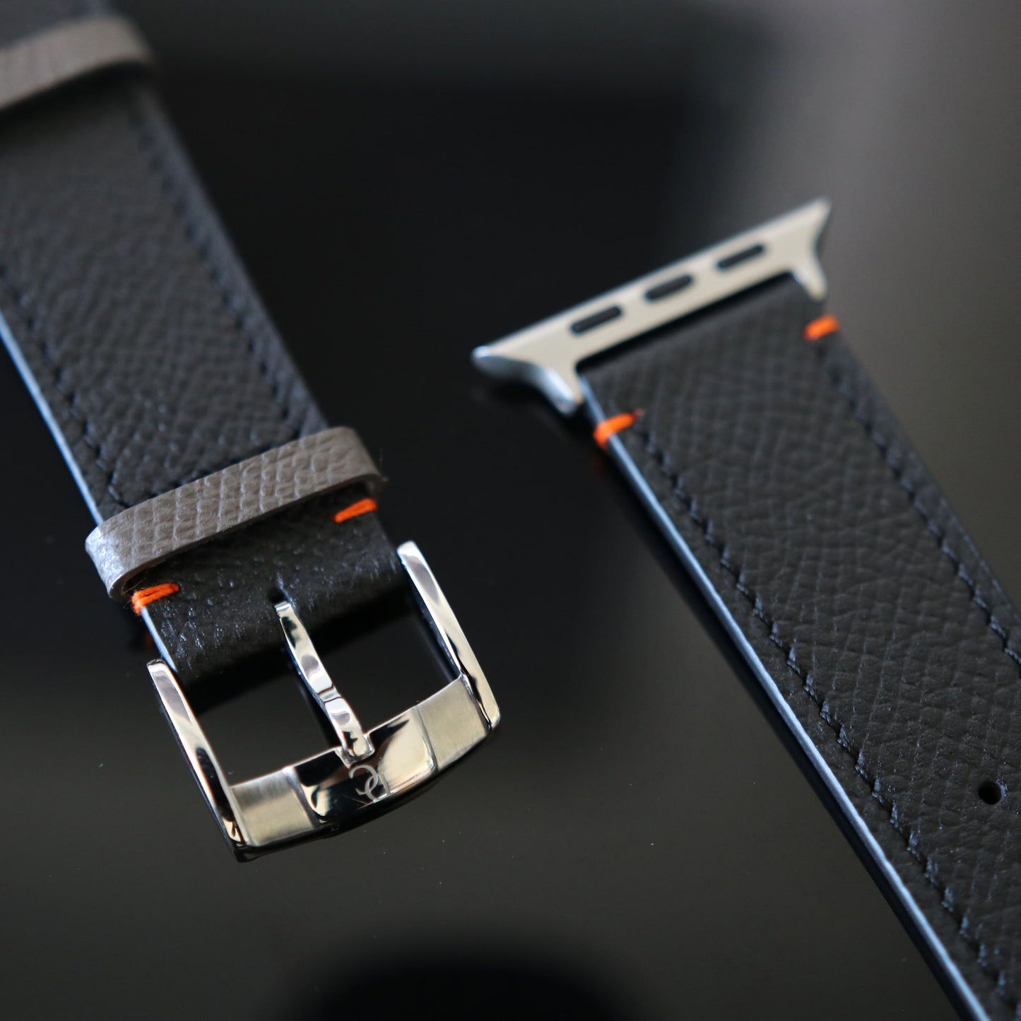 Apple Watch Band - Noir Ultra Edition - French Epsom leather