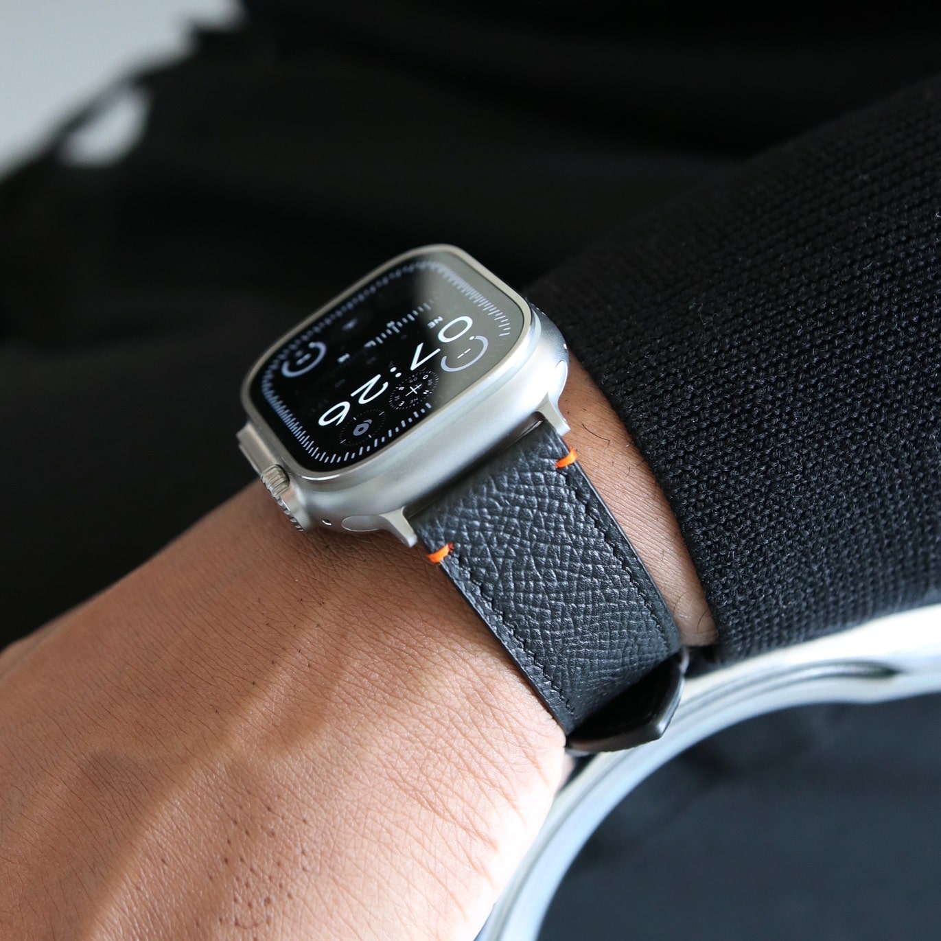 Apple Watch Band - Noir Ultra Edition - French Epsom leather