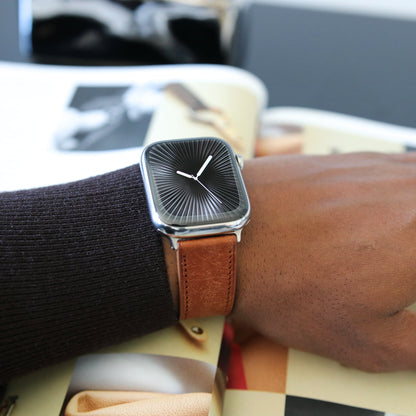 Apple Watch Band - Marron Doré Edition - Italian Martino Leather