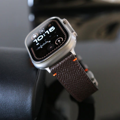 Apple Watch band- Brun Ultra Edition - French Epsom leather