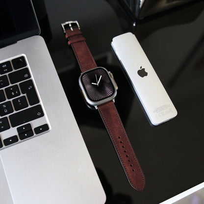 Apple Watch Band - Ombre Brun Edition - Italian Martino Leather