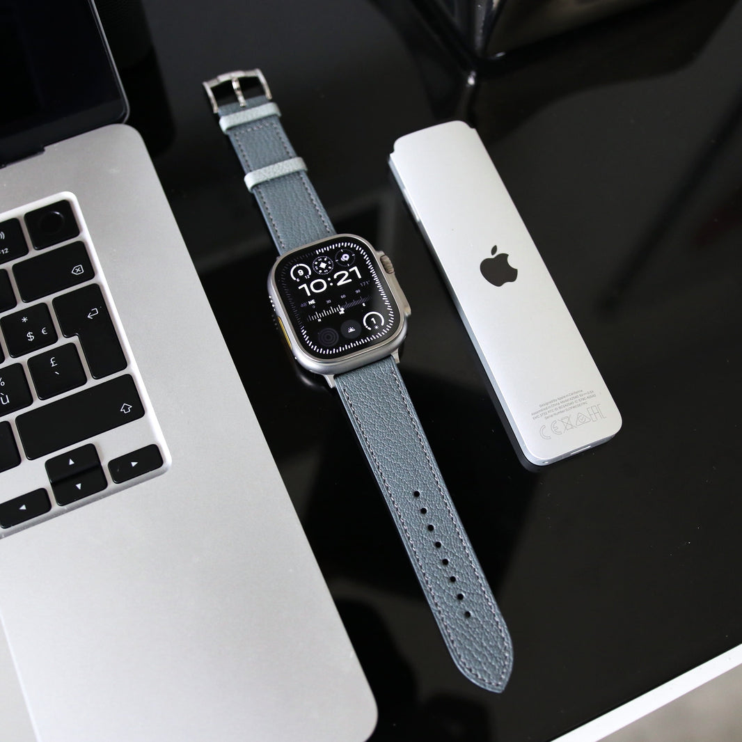 Luxury Apple watch band - Nuage Edition - French Chèvre leather