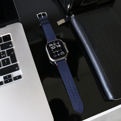 Apple Watch band- Midnight Ultra Edition - French Epsom leather