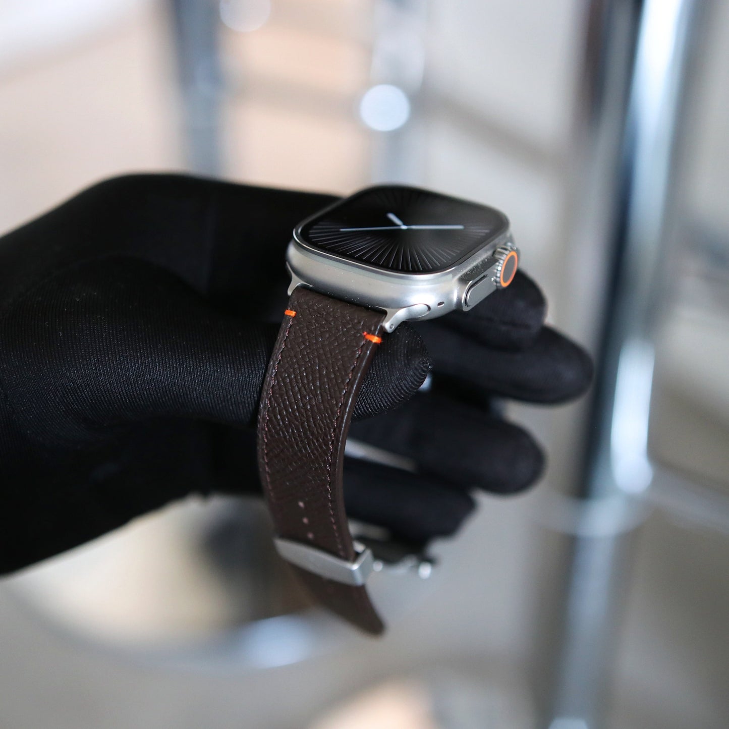Apple Watch band- Brun Ultra Edition - French Epsom leather