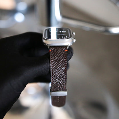 Apple Watch band- Brun Ultra Edition - French Epsom leather
