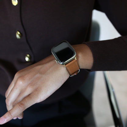Apple Watch Band - Sable Doré Edition - French Epsom leather