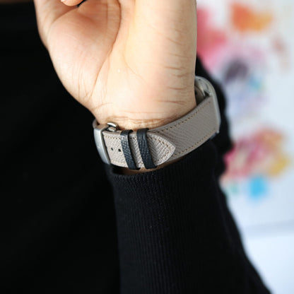Apple Watch Band - Sandstone Duo Edition - French Epsom leather