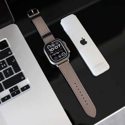 Apple Watch Band - Sandstone Duo Edition - French Epsom leather